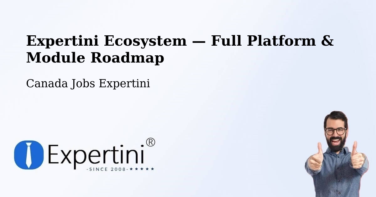 Expertini Ecosystem — Full Platform & Module Roadmap – Russell